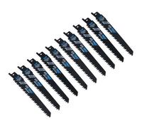 AB Tools 150mm Reciprocating Saw Blade 5 Tpi Cutting Wood Plastic Sharp Fast Cut 10Pk