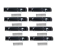 AB Tools 150mm Tower Bolt Shoot Bolt Sliding Latch Catch Shed Gate Garage Door 8Pk