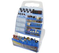 AB Tools 150Pc Rotary Tool / Die Grinder Stone Sand Paper Accessory Cutting Kit