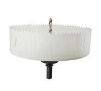 AB Tools 152mm Hss Hole Saw Holesaw Bi-Metal Blade Cutter Drill And Drill Adaptor Arbor