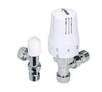 AB Tools 15mm 1/2" Angled Contract Thermostatic Radiator Valve