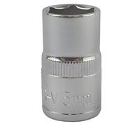 AB Tools 15mm 1/2" Drive Shallow Metric Socket Single Hex / 6 Sided Bergen