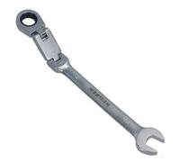 AB Tools 15mm Metric Double Jointed Flexi Ratchet Combination Spanner Wrench 72 Teeth