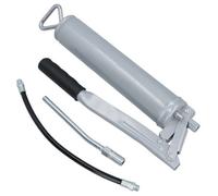 AB Tools 15Oz Grease Gun With Flexi And Fixed Hoses Lever Action Piston Grip Pump