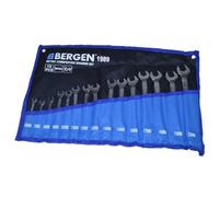 AB Tools 15Pc Metric mm Combination Spanner Spanners Wrench Set 6mm To 22mm Bergen