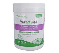 AB Tools 160PK Natural Dog Cat Puppy Pet Ear & Eye Cleaning Wipes Dog Hygiene