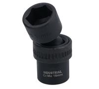 AB Tools 16mm 3/8In Drive Universal Swivel Wobble Metric Impact Shallow Socket