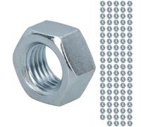 AB Tools 16mm M16 X 2.0mm High Tensile Tow Bar Ball Bolt Zinc Plated Steel Nut 100 Pack