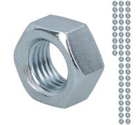AB Tools 16mm M16 X 2.0mm High Tensile Tow Bar Ball Bolt Zinc Plated Steel Nut 50 Pack