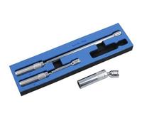 AB Tools 16mm Magnetic Thin Walled Spark Plug Sockets With 360 Degree Swivel 3Pc