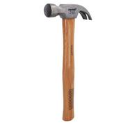 AB Tools 16Oz 450G Claw Hammer Nail Remover Removal Installer With Hickory Handle