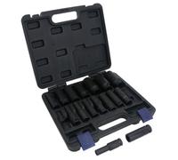 AB Tools 16Pc 1/2" Dr 6 Point European Deep Impact Socket Set 10 - 32mm