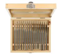 AB Tools 16Pc Flat Wood Drill Bit Set Woodworking Carpentry Tools 6mm - 38mm