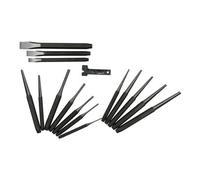 AB Tools 16Pc Punch & Chisel Metal Marker Taper Cold Chisel Pin Punches Centre Punch