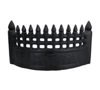 AB Tools 17" Fire Grate Front Fireplace Cast Iron Log Coal Saver Open Basket Castle Metal