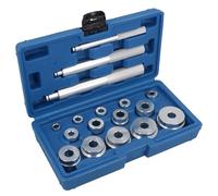 AB Tools 17 Piece Aluminium Wheel Bush Bearing Race & Seal Driver Set Car Garage Tool Kit with Blue Case