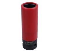 AB Tools 17mm Double Deep Impact Metric Alloy Wheel Nut Socket Thin Walled 1/2In Drive
