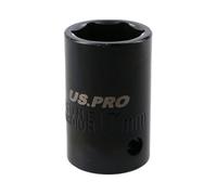 AB Tools 17mm Shallow Impact Socket 1/2" Drive 6 Point 36mm Length Chrome Vanadium Steel