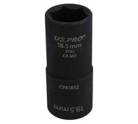 AB Tools 18.5mm X 19.5mm Wheel Hub Lug Nut Cap Flip Impact Socket Remover 1/2In Drive