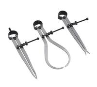 AB Tools 180mm Engineer Spring Calliper Measuring Set Internal External 3Pc Sil57