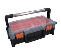AB Tools 18In Cantilever Style Toolbox Tool Box Storage Container Organiser Compartment