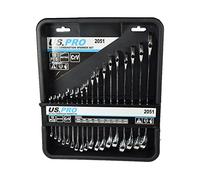AB Tools 18pc Metric MM Combination Spanner Spanners Wrench Set 6mm - 24mm Bergen