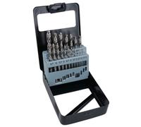 AB Tools 19 Piece Hss-G Metric Drill Bit Set Split Point Drills Metal Plastic Copper 1mm-10mm
