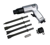 AB Tools 190mm Pneumatic Air Hammer Chisel Breaker Plus Chisels For Body Panel Work