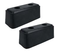 AB Tools 190mm X 75mm Square Standoff Rubber Buffer Bumper Block Pad Stop Trailers 2Pc