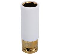 AB Tools 19mm 1/2" Drive Double Deep Alloy Wheel Nut Socket 6 Sided Single Hex