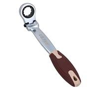 AB Tools 19mm Flexi Flexible Enclosed Ring Ratchet Spanner with Lockable Head 72 Teeth