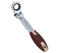 AB Tools 19mm Flexi Flexible Enclosed Ring Ratchet Spanner With Lockable Head 72 Teeth