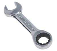 AB Tools 19mm Stubby Ratchet Combination Spanner Metric Wrench 72 Teeth Spn12