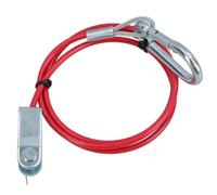 AB Tools 1M 3mm Braked Trailer Break Away Cable With Clevis End
