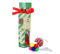 AB Tools 1Pk Cat Kitten Festive Christmas Cracker Gift Contains 4 Different Textured Balls