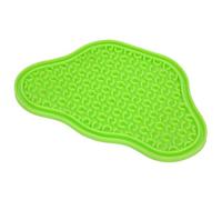 AB Tools 1Pk Green Interactive Dog Slow Lick Mat With Suction Cups Food Accessories