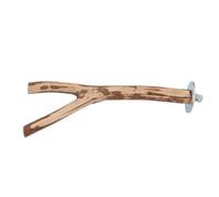 AB Tools 1Pk Small 8" Wooden Branch Perch Canary Budgie Parrot Bird Cage Accessories