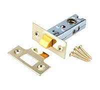 AB Tools 2.5" (63mm) Tubular Mortice Door Latch Brass Lock Turn Handle Sprung Catch