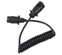 AB Tools 2.5M Trailer Light Electrics Extension Cable Male To Female 7 Pin Plug To Socket
