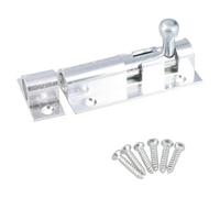 AB Tools 2" Aluminium Door Bolt Security Shed Bathroom Door Slide Dead Lock Catch Latch