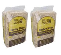 AB Tools 2 Bags Superior Quality Large Barley Straw Small Animal Bedding Feeding 2Kg