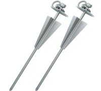 AB Tools 2 Extra Strong Stake Out Spikes For Home Garden Yard Holiday Dog Accessories
