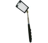 AB Tools 2 Led Bright Light Torch Extending Telescopic Inspection Mirror 50 X 80mm