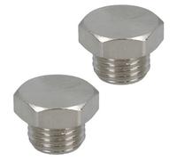 AB Tools 2 Pack 1/4" Bsp Hex Blanking Plug Port Air Line Compressor Fitting Ft080