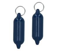 AB Tools 2 Pack 10cm Floating Fender Keyring Key Float Boat Fishing Sailing Buoyant Ring