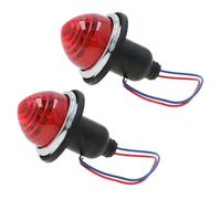 AB Tools 2 PACK 12v Rear Side Tail & Brake Lamp Light for Classic Car Trailer Caravan Red