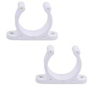 AB Tools 2 Pack 30mm Polyamide Tube Storage Clip Paddle Boat Hook Pole Tool Plastimo