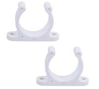 AB Tools 2 Pack 30mm Polyamide Tube Storage Clip Paddle Boat Hook Pole Tool Plastimo