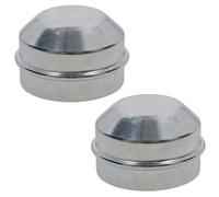 AB Tools 2 Pack 47mm Avonride Dust Cap Wheel Hub Trailer Bearing Grease Cover