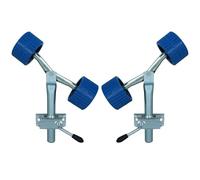 AB Tools 2 Pack Boat Roller Wing Bracket & Stem Post with Non Marking Rollers Trailer